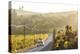 Car and Road Through Winelands and Vineyards, Nr Franschoek, Western Cape Province, South Africa-Peter Adams-Premier Image Canvas