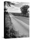 Car Driving West of Omaha on Highway 30-Allan Grant-Premier Image Canvas