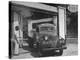 Car Sitting at a Gas Station on the Island of Martinique-David Scherman-Premier Image Canvas