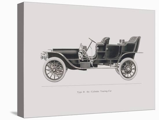 Car Type H-The Vintage Collection-Stretched Canvas