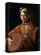 Caravaggio: Luteplayer-Caravaggio-Premier Image Canvas