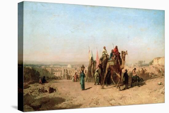 Caravan, 1860-Felix Francois Georges Philibert Ziem-Premier Image Canvas