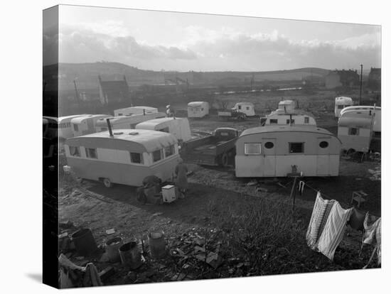 Caravan Site, Mexborough, South Yorkshire, 1961-Michael Walters-Premier Image Canvas