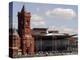 Cardiff Bay Skyline, with Pierhead Building and Welsh Assembly, Cardiff, Wales-G Richardson-Premier Image Canvas