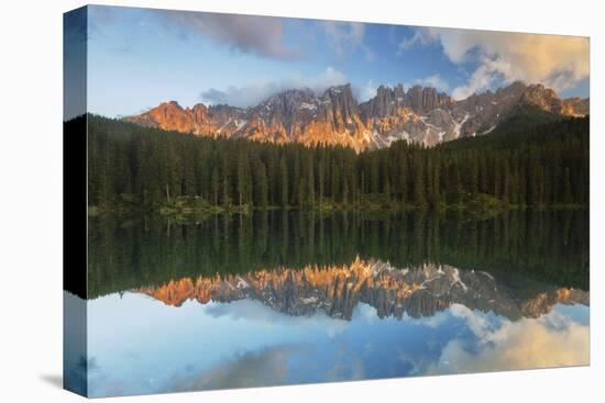 Carezza Lake, Dolomites, Bolzano, Trentino Alto Adige, Italy-ClickAlps-Premier Image Canvas