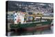 Cargo ship, Otaru Port, Hokkaido Prefecture, Japan, Asia-Richard Cummins-Premier Image Canvas