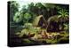 Carib Village, British Guyana, 1836-W.S. Hedges-Premier Image Canvas