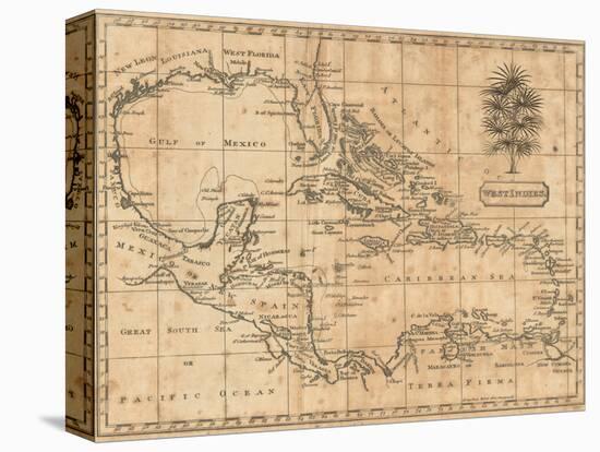 Caribbean, 1806-Andrew Arrowsmith-Stretched Canvas