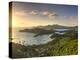 Caribbean, Antigua and Barbuda, English Harbour from Shirley's Heights-Michele Falzone-Premier Image Canvas