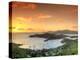 Caribbean, Antigua and Barbuda, English Harbour from Shirley's Heights-Michele Falzone-Premier Image Canvas