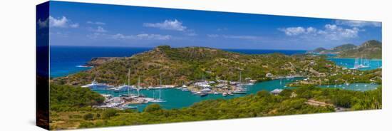 Caribbean, Antigua, English Harbour from Shirley Heights-Alan Copson-Premier Image Canvas