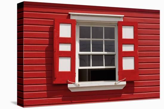 Caribbean, Antigua, St. John'S, Heritage Quay, Traditional Shutters-Alan Copson-Premier Image Canvas