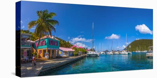 Caribbean, British Virgin Islands, Tortola, Sopers Hole-Alan Copson-Premier Image Canvas