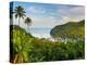 Caribbean, St Lucia, Marigot, Marigot Bay-Alan Copson-Premier Image Canvas
