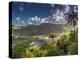 Caribbean, St Lucia, Soufriere, Soufriere Bay-Alan Copson-Premier Image Canvas