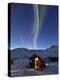 Caribou Bluff Cabin, White Mountain National Recreation Area, Alaska, USA-Hugh Rose-Premier Image Canvas