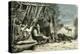 Caribou Hunt Canada 19th Century-null-Premier Image Canvas