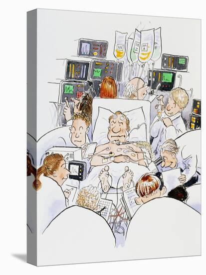 Caricature of An Intensive Care Ward-David Gifford-Premier Image Canvas