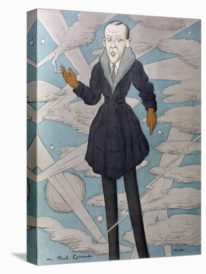 Caricature of Noel Coward-Max Beerbohm-Premier Image Canvas