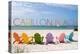 Carillon Beach, Florida - Colorful Beach Chairs-Lantern Press-Stretched Canvas