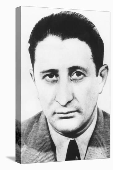 Carlo Gambino, an Italian-Born American Gangster Was Boss of the Gambino Crime Family-null-Stretched Canvas