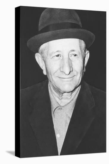 Carlo Gambino Mafia 'Boss of All Bosses' in New York, Ca. 1972-null-Stretched Canvas