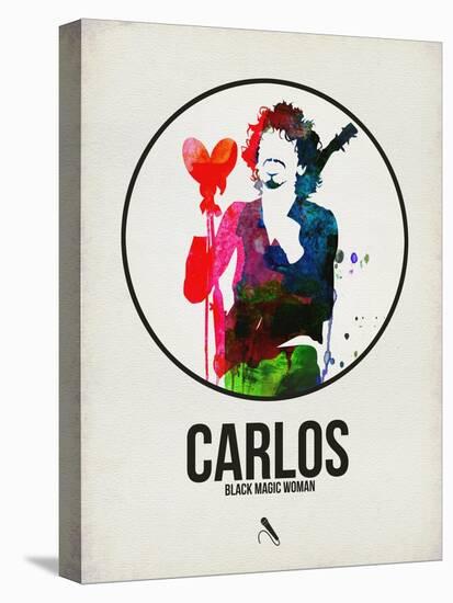 Carlos Watercolor-David Brodsky-Stretched Canvas