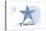 Carlsbad, California - Starfish - Blue - Coastal Icon-Lantern Press-Stretched Canvas