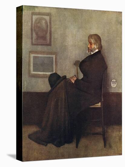 Carlyle (Whistler Col)-James Abbott McNeill Whistler-Stretched Canvas