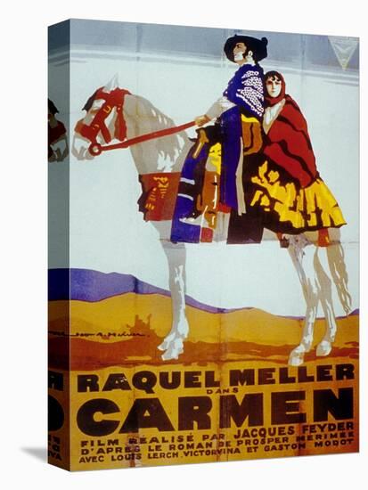 Carmen De Jacquesfeyder Avec Raquel Meller 1926-null-Stretched Canvas