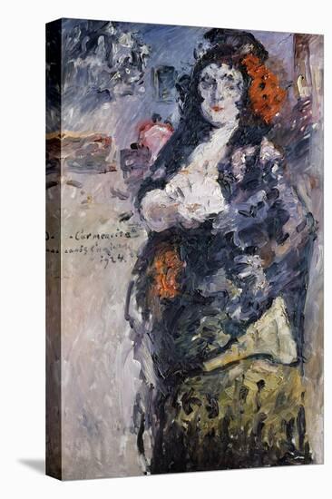 Carmencita (Portrait of Charlotte Berend-Corinth in Spanish Dres)-Lovis Corinth-Premier Image Canvas