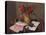 Carnations and Account Books-Edgar Degas-Premier Image Canvas