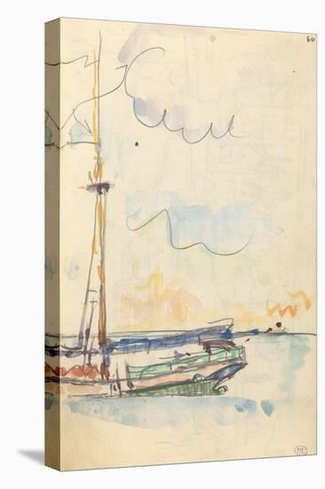 Carnet : Arrière d'un bateau-Paul Signac-Premier Image Canvas