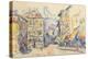 Carnet : rue d'une ville-Paul Signac-Premier Image Canvas