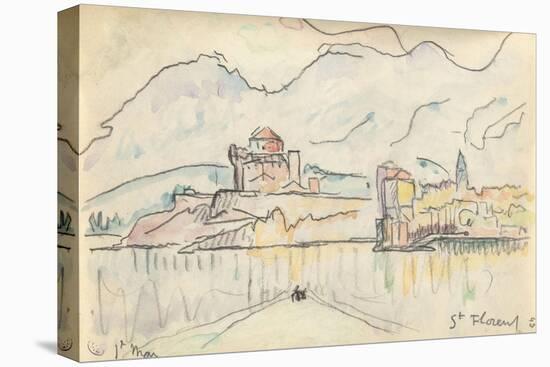 Carnet : Vue de saint-Florent-Paul Signac-Premier Image Canvas