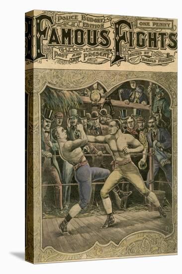 Carney Banged the Right on His Jaw with All His Force, 1880s-null-Premier Image Canvas