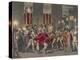 Carnival in Rome, Festival of the Moccoletti (Tapers), Italy, 19th Century-null-Premier Image Canvas