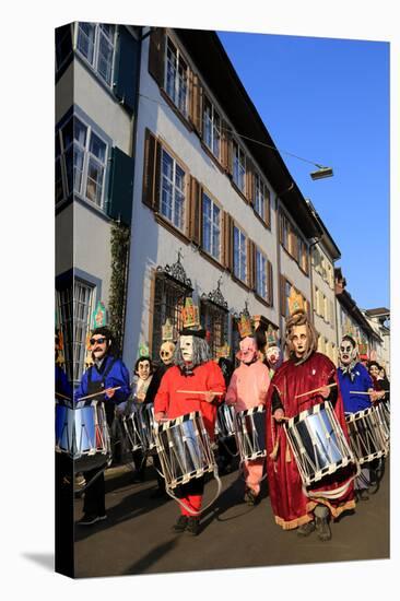 Carnival of Basel (Basler Fasnacht), Basel, Canton of Basel City, Switzerland, Europe-Hans-Peter Merten-Premier Image Canvas