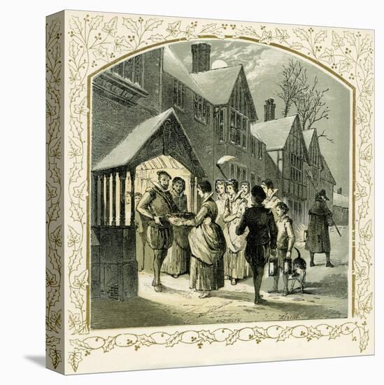 'Carol for a wassail bowl' - illustration by Birket Foster-Myles Birket Foster-Premier Image Canvas