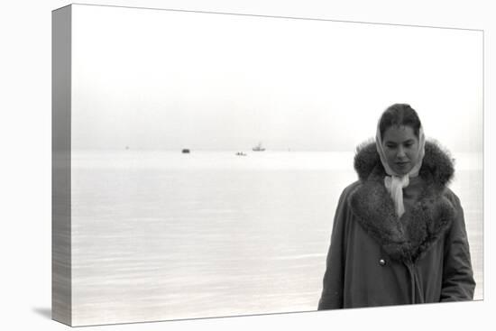 Carol Hall at Seattle's Fisherman's Wharf on a Misty Morning, Puget Sound, Seattle, Washington-Allan Grant-Premier Image Canvas