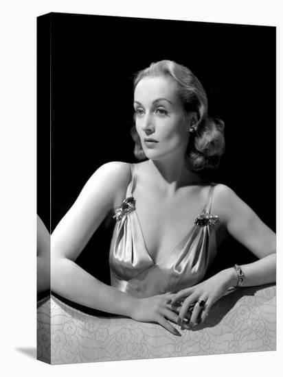 Carole Lombard in Publicity for Vigil in the Night, 1940-null-Stretched Canvas