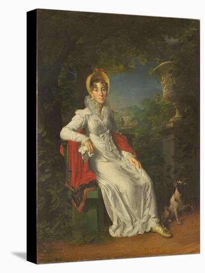 Caroline Bonaparte (1782-183), Queen of Naples and Sicily, in the Bois De Boulogne, 1820-1830-François Pascal Simon Gérard-Premier Image Canvas