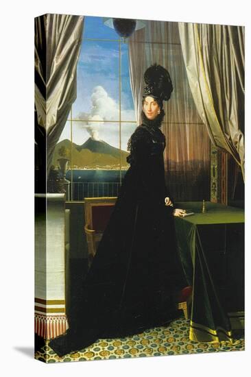 Caroline Murat, Queen of Naples, 1814-Jean-Auguste-Dominique Ingres-Premier Image Canvas