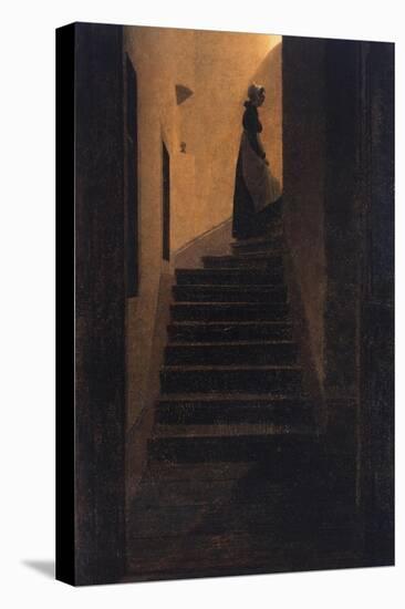Caroline on the Stairs, 1825-Caspar David Friedrich-Premier Image Canvas