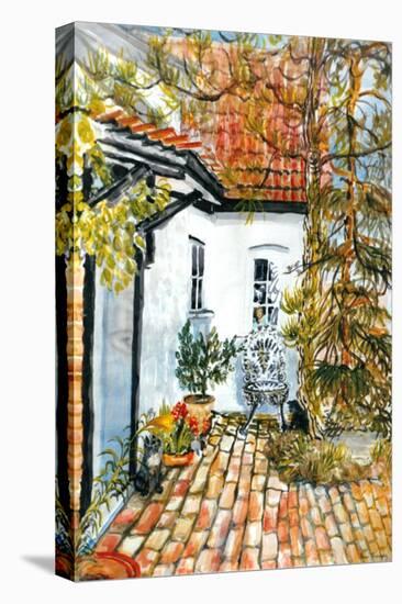 Caroline's Cottage - the Old Post Office-Joan Thewsey-Premier Image Canvas