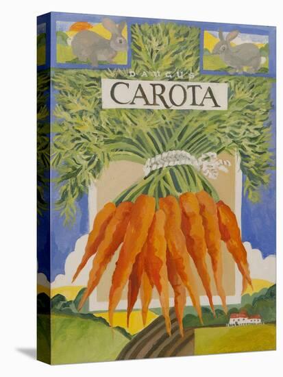 Carota, carrots-Jennifer Abbott-Premier Image Canvas