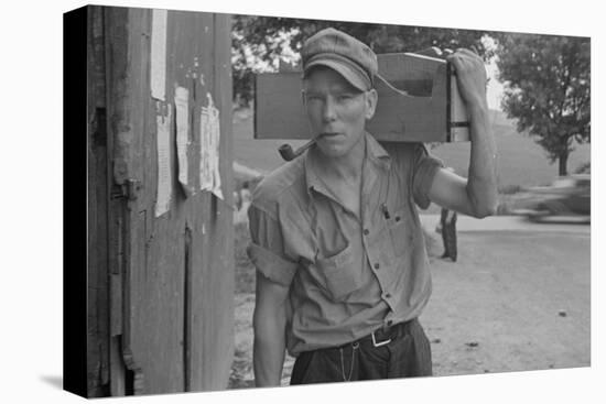 Carpenter in Westmoreland County, Pennsylvania, 1935-Walker Evans-Premier Image Canvas