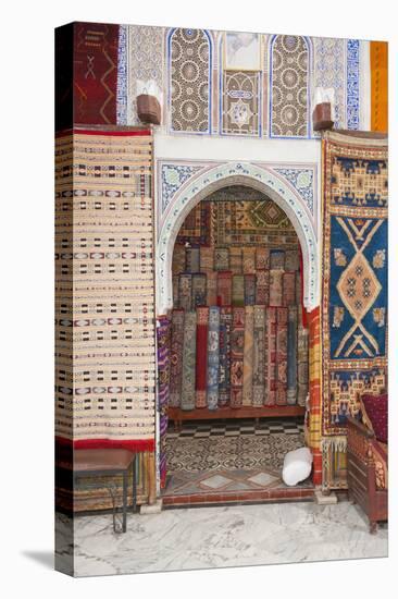 Carpet Shop in Marrakech Souks, Morocco, North Africa, Africa-Matthew Williams-Ellis-Premier Image Canvas