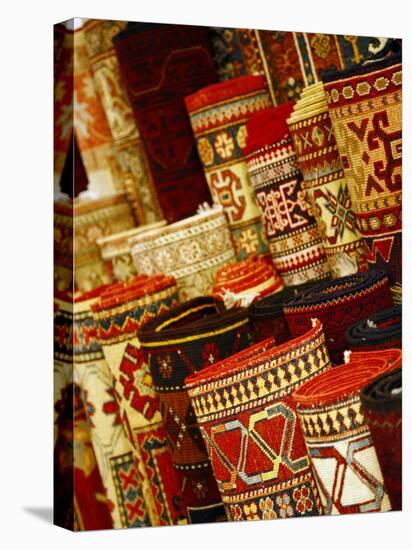 Carpets for Sale in the Grand Bazaar, Istanbul, Turkey, Europe-Levy Yadid-Premier Image Canvas