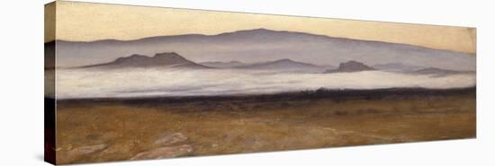 Carrara Mountains, C.1890 (Oil on Panel)-William Blake Richmond-Premier Image Canvas